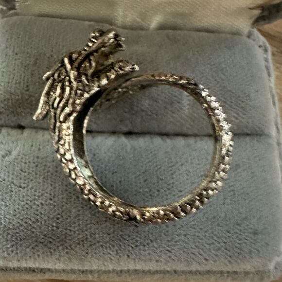 Vintage Dragon Ring 9.75 - Picture 2 of 7